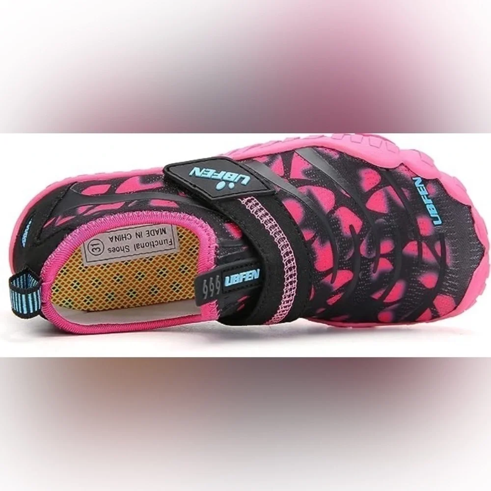 Ubfen pink water shoes pool shoes size toddler 11.5